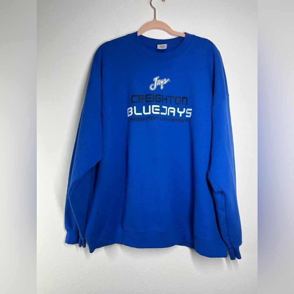 Gildan 100% COTTON PULLOVER SWEATSHIRT Blue Size 2 XL